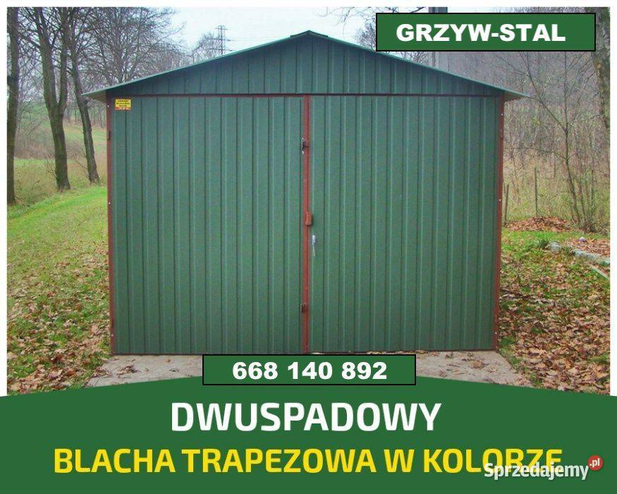 Zielony Garaż Blaszany Wiatka Schowek na Rybnik
