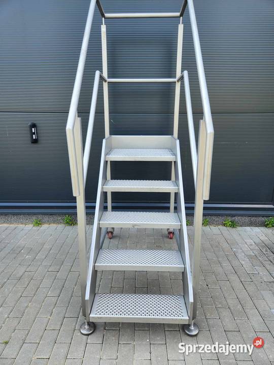 Schody platforma podest ze stali nierdzewnej na Magazynowanie Będzin