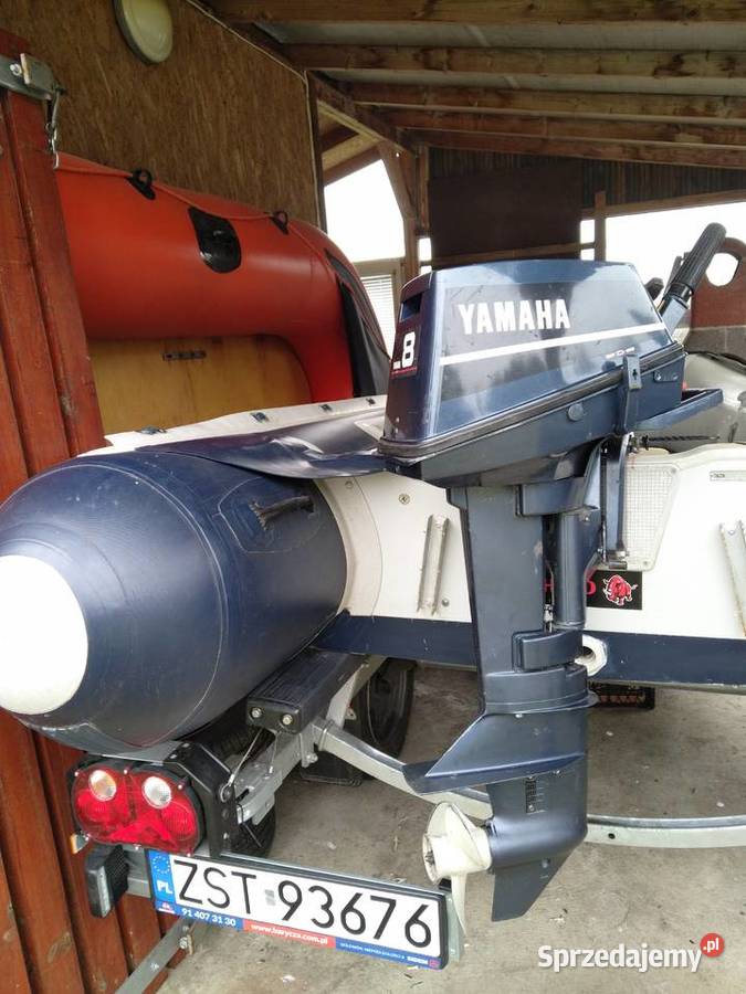 Ponton Honda HonWave silinik Yamaha 8 przyczepka zachodniopomorskie Stargard sprzedam