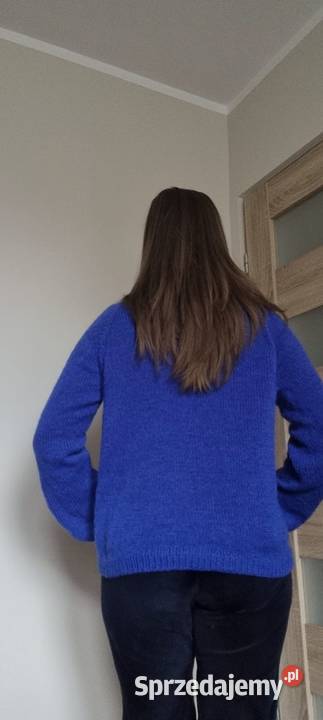 kardigan moherowy robiony ręcznie sprzedam