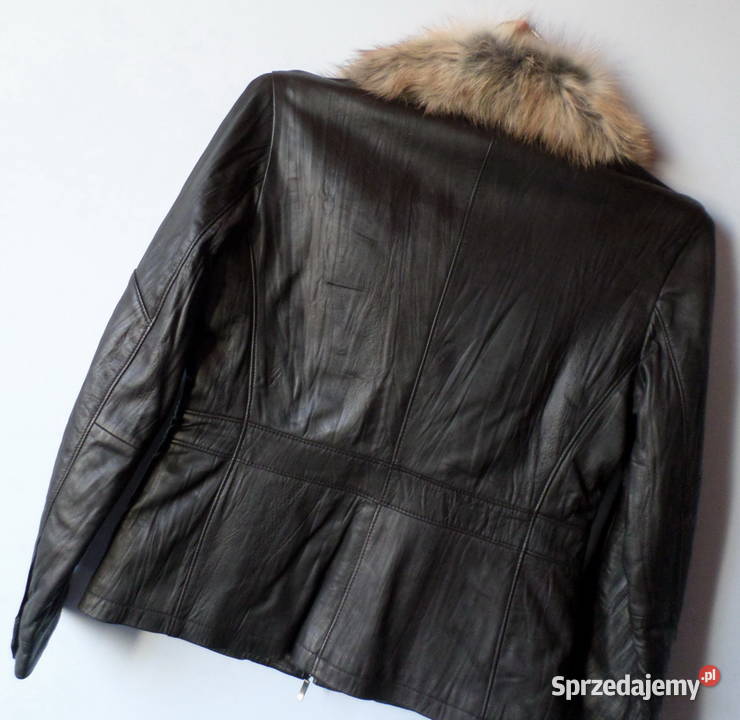 BELFEoryginalna włoska skórzana kurtka 3638 Wiosenna/Jesienna  Łódź