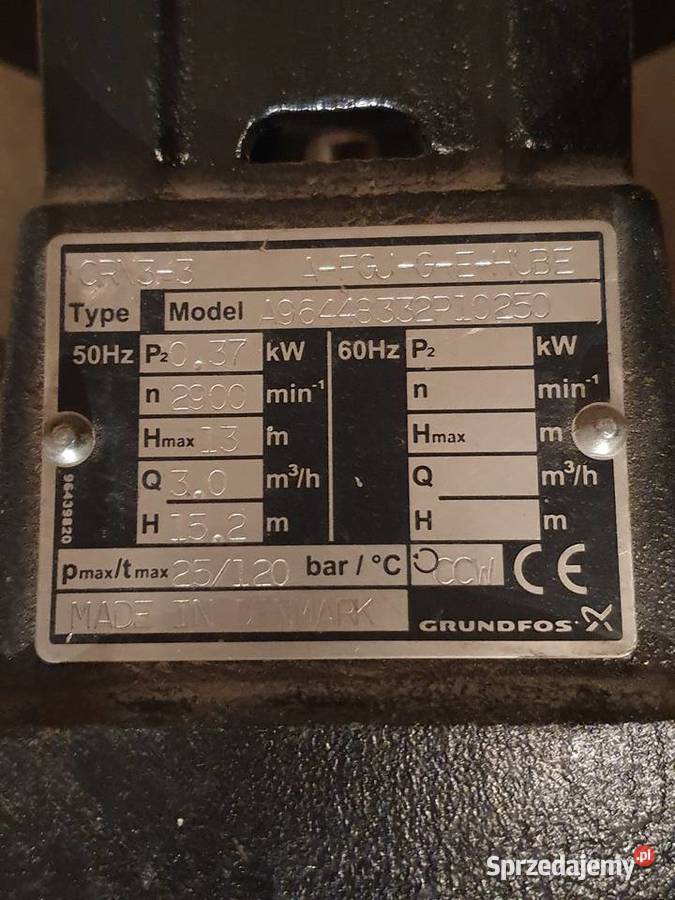 Pompa Grundfos Pompy Łódź
