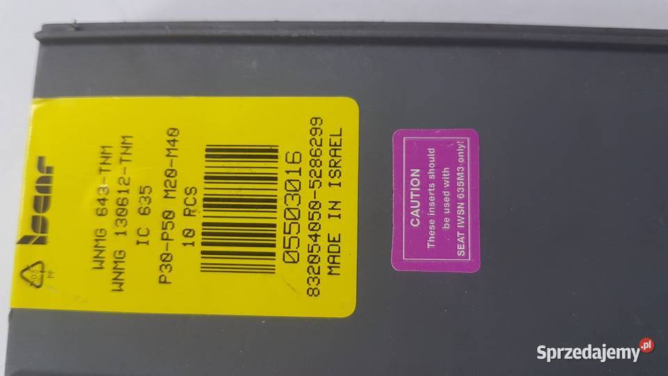 Płytka tokarska ISCAR WNMG 130612 śląskie Gliwice