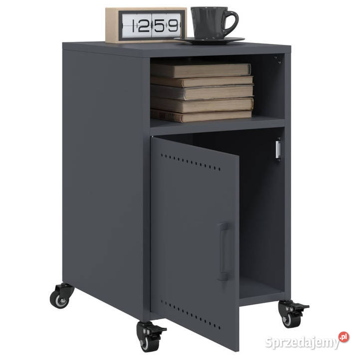 Szafka nocna antracytowa 36x39x59 stal WM846720 Warszawa