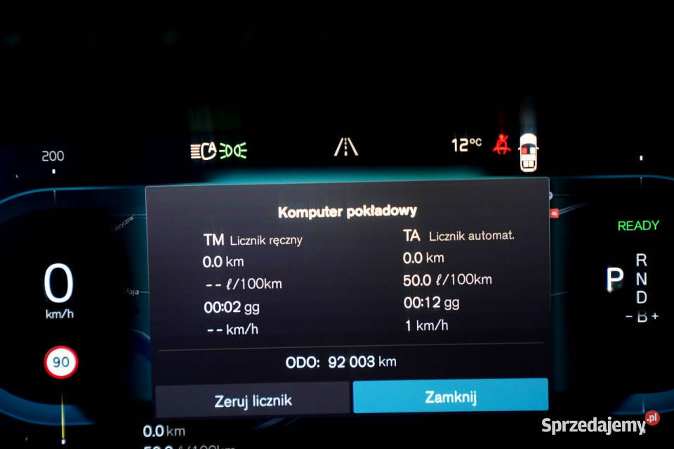 Volvo XC 90 RECHARGE panorama FUL LED 7os hak gniazdo USB Otmuchów
