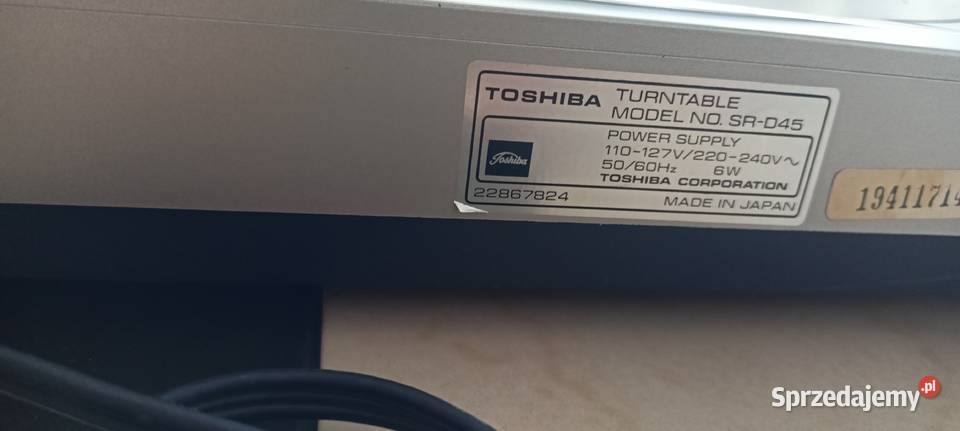 Gramofon Toshiba Aurex sr d45 Direct drive full Sędziszów