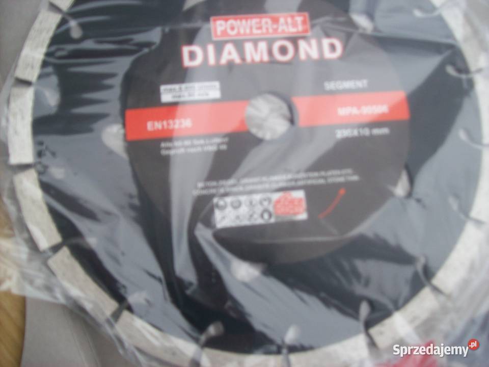 TARCZA DIAMENTOWA SEGMENT BETONU KOSTKI 230 mm Głogowa