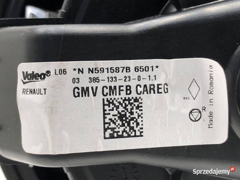 DMUCHAWA NAWIEWU DACIA DUSTER N591587B