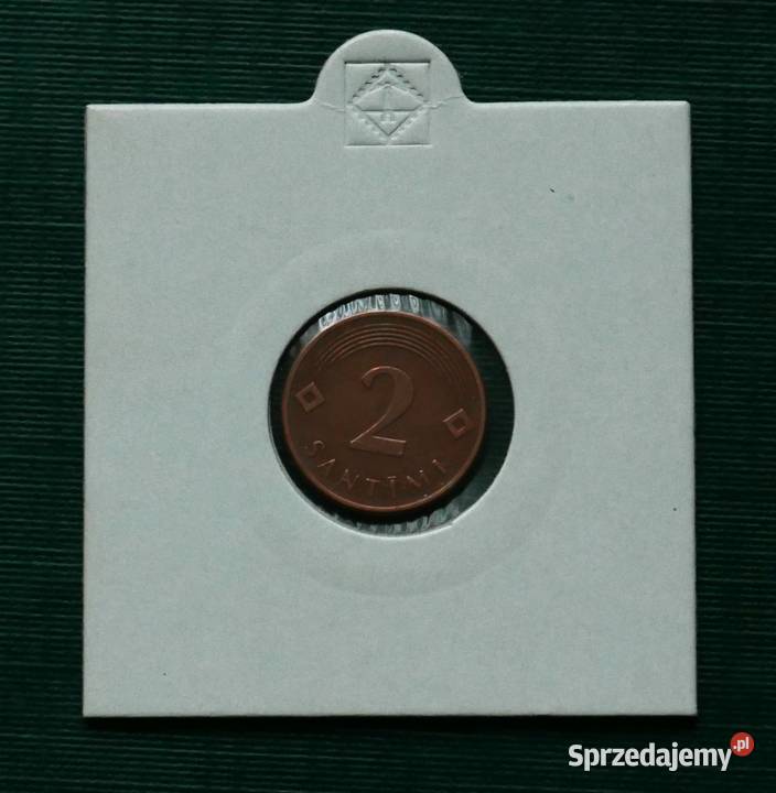 ŁOTWA 2 santimy 2007r Gliwice
