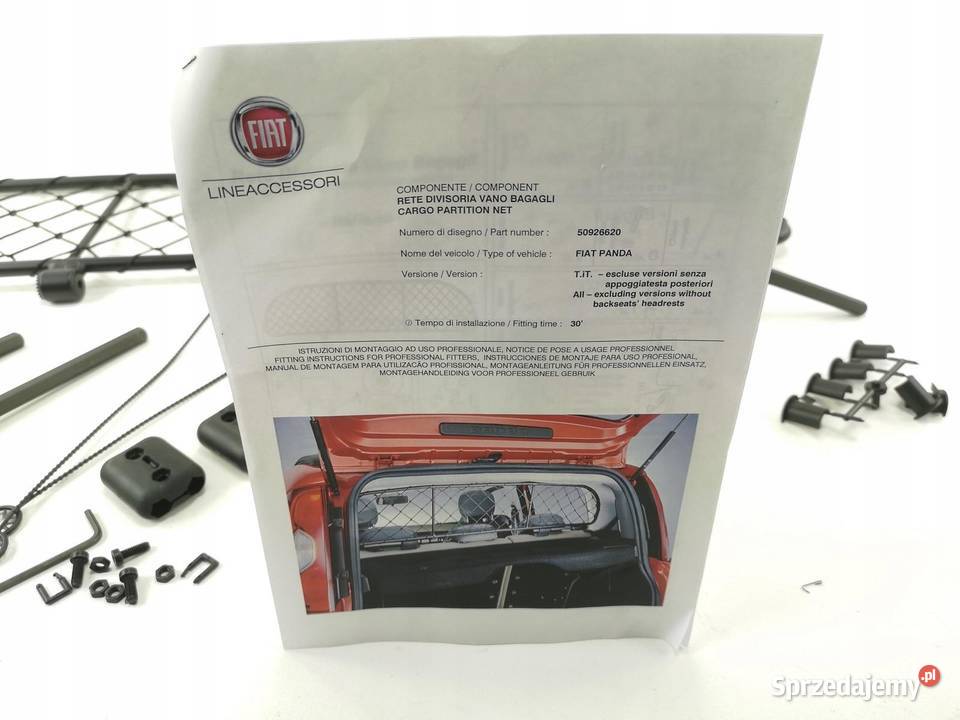 KRATKA SIATKA BAGAŻNIKA FIAT PANDA 50926620