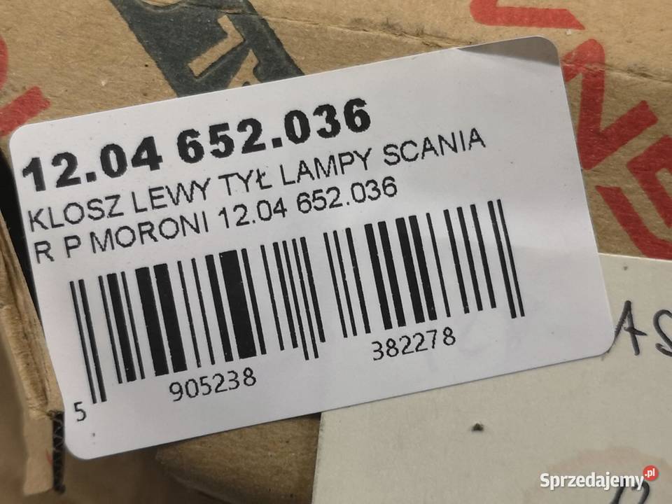 KLOSZ LAMPY LEWY TYŁ VOLKSWAGEN CRAFTER 20052017 lubelskie