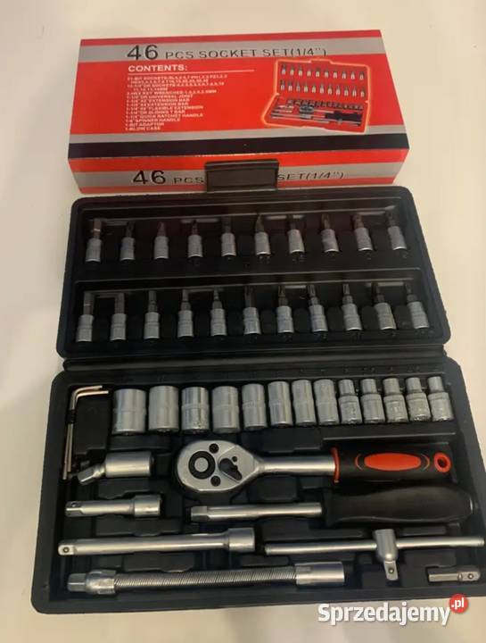 Zestaw kluczy nasadowych 46 elementów Białystok sprzedam