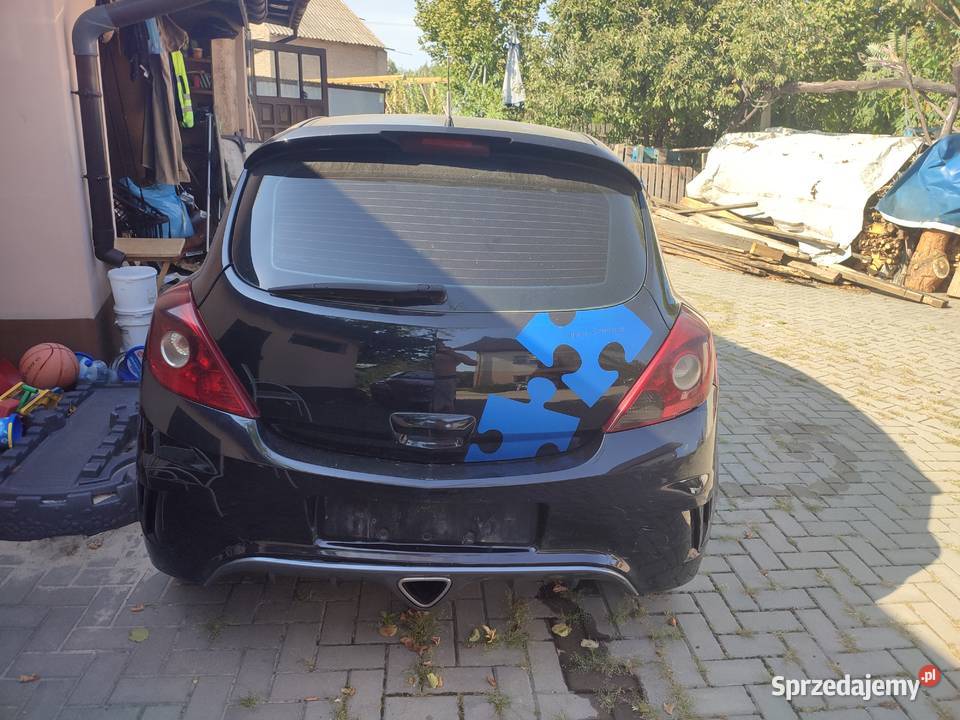 Zderzak tył opel corsa d opc z20r pęknięty Garwolin sprzedam