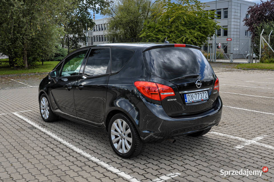 Opel Meriva 14T 2012 r Bezwypadkowy nieuszkodzony Wrocław