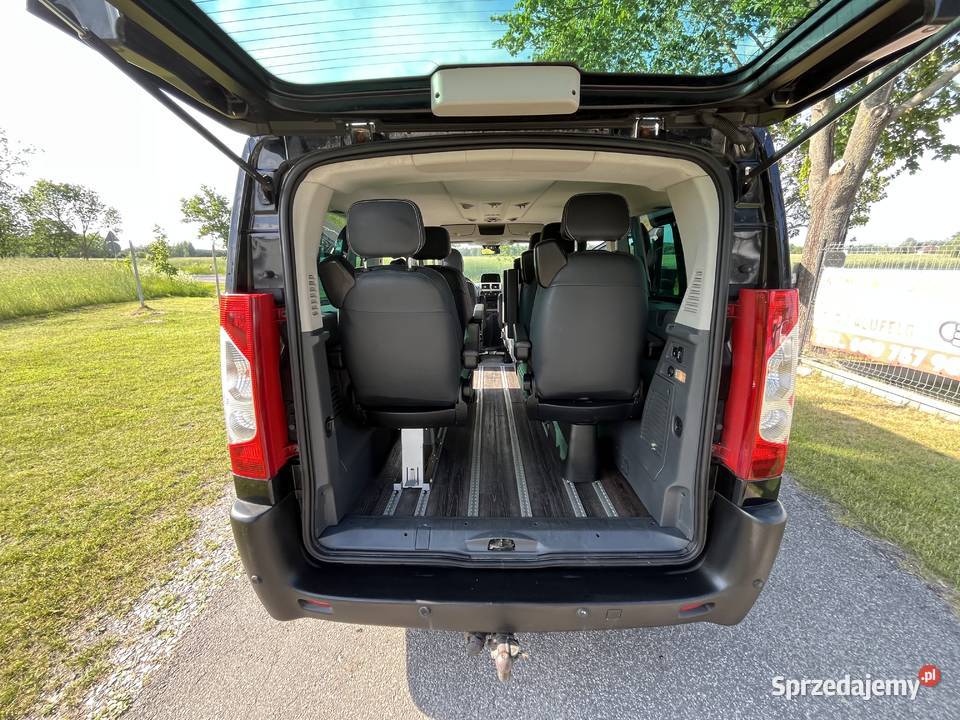 Fiat Scudo Long 2011 9 osobowy 165 Skóra Klima kurtyny powietrzne łódzkie Poddębice