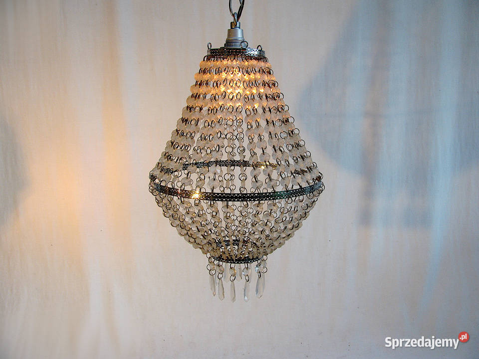 Lampa wisząca kryształki Szczecinek sprzedam