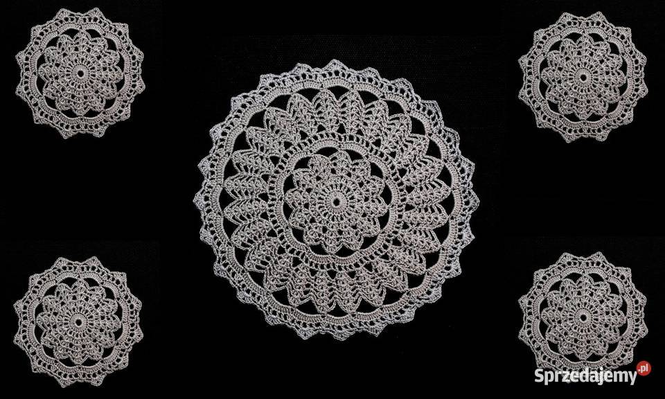 Zestaw serwetek szydełkowych 12 21 S103 Kluczbork