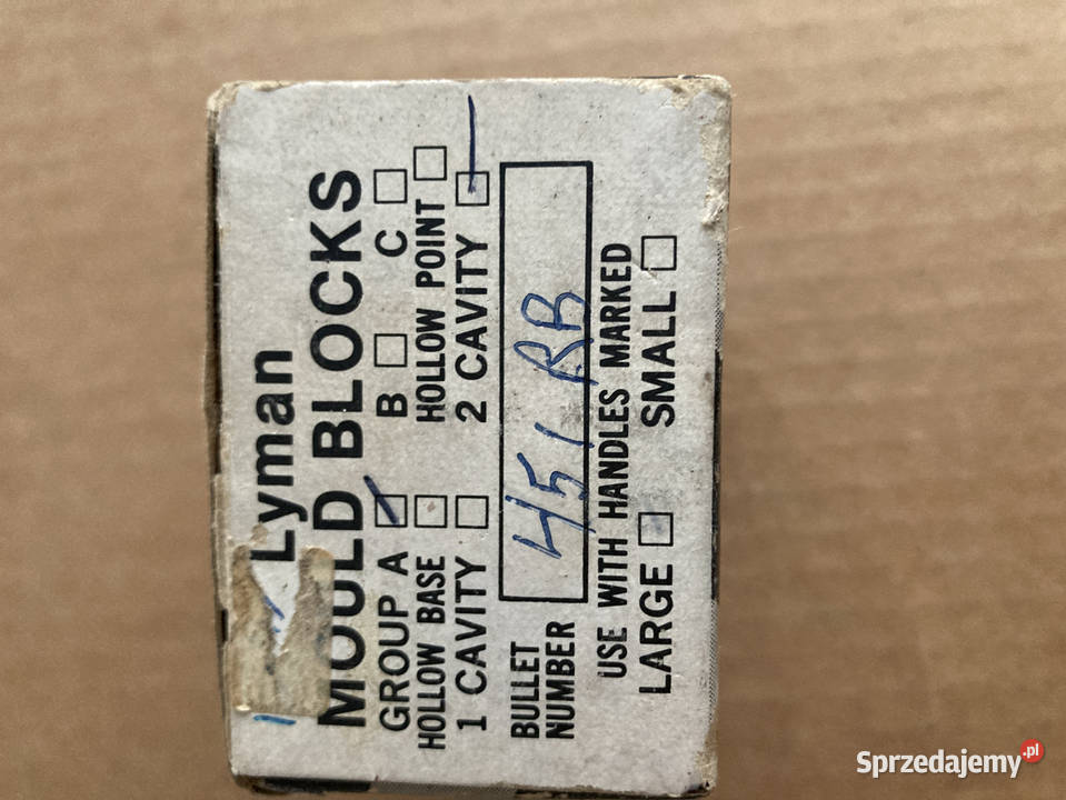Kokila Lyman Mould Blocks 451 Round Balls Wrocław sprzedam