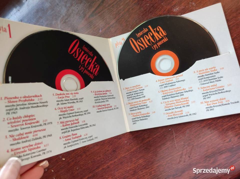 Agnieszka Osiecka i jej piosenki zestaw 2 płyty Kielce sprzedam