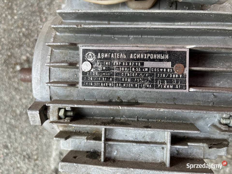 Silnik 550 W 230400 V 2x fi 1432 mm lubelskie