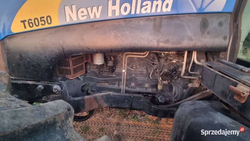 Holland T6050 TUZ i WOM przedni 5886 stan 1 wł Skrzynia biegów Manualna Kolnica