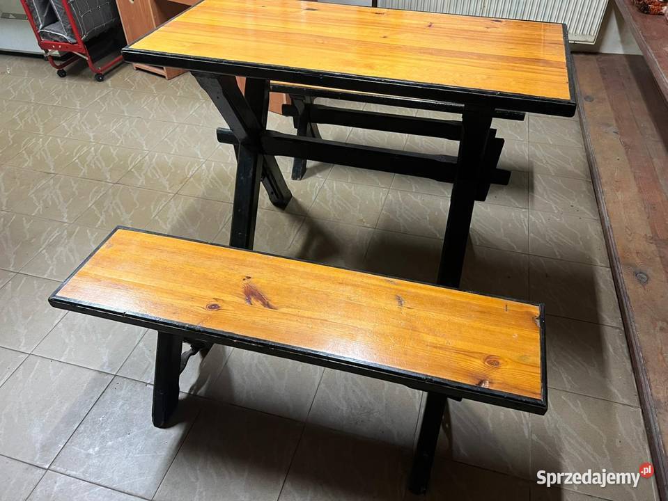 Stoły stoliki ławki ławy RETRO Augustów sprzedam