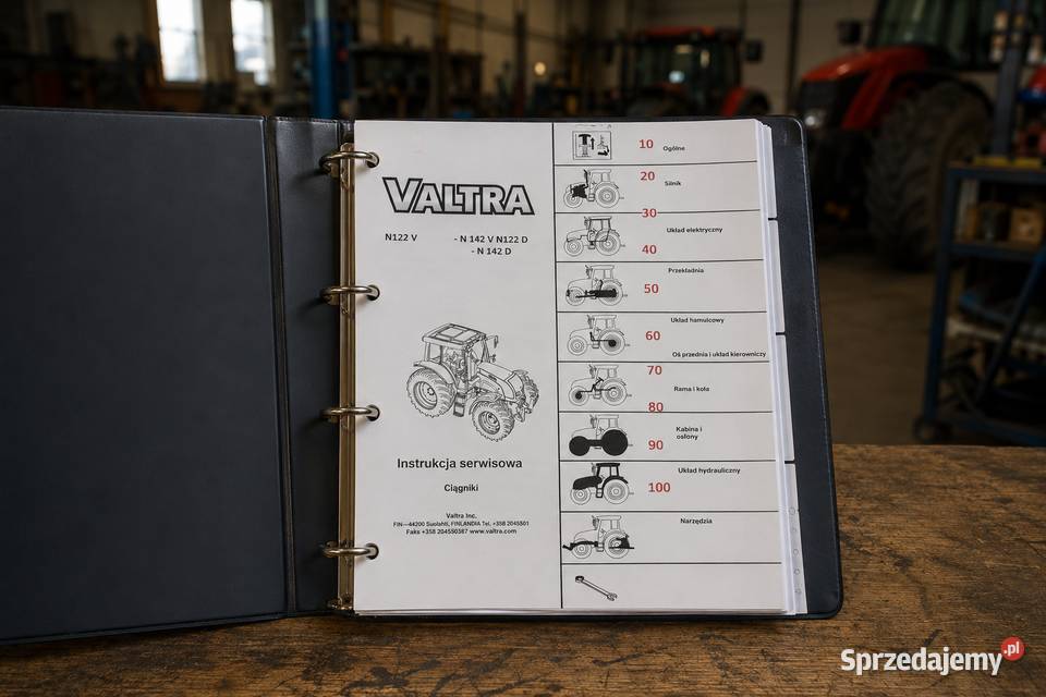 Valtra N122V to N142V N122D to N142D instrukcja Poradniki, albumy i reportaże Gdańsk
