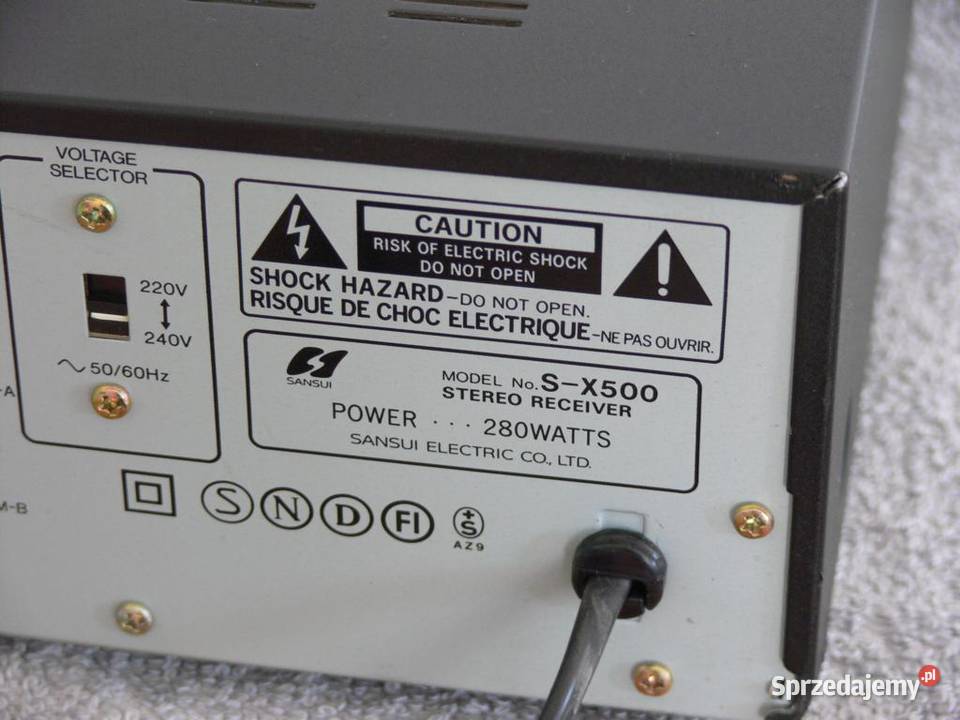 Amplituner Sansui SX500 sprawny 280 wat WYSYŁKA Jasło