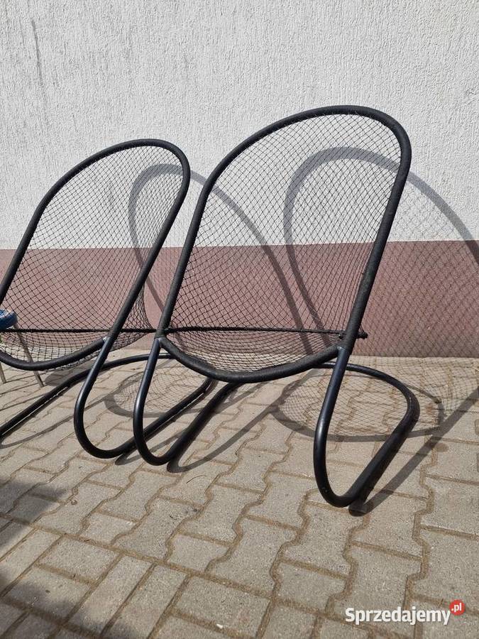 Duże leżaki krzesła ogrodowe stan nowy