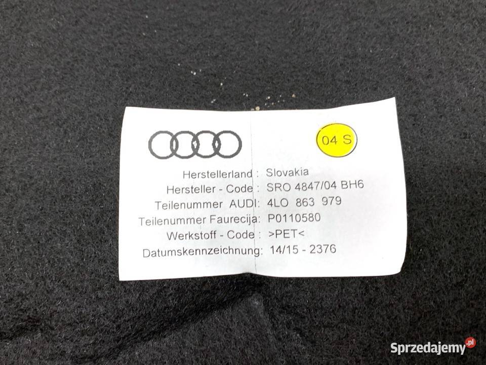 BOCZEK DRZWI PRAWY PRZÓD AUDI Q7 4L Hatchback sprzedam