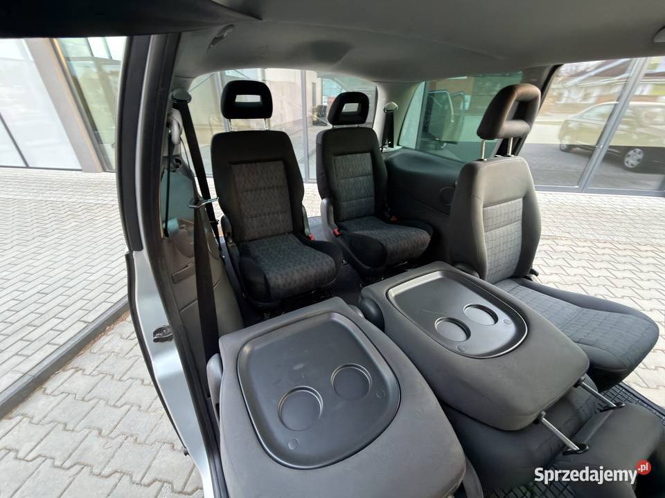 Śliczny 7 osobowy Seat Alhambra 140 serwisowany w ASO Radomsko