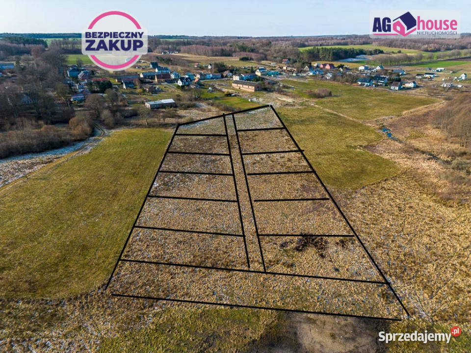 sprzedaży gruntu Mierzyno 16625m2 pomorskie