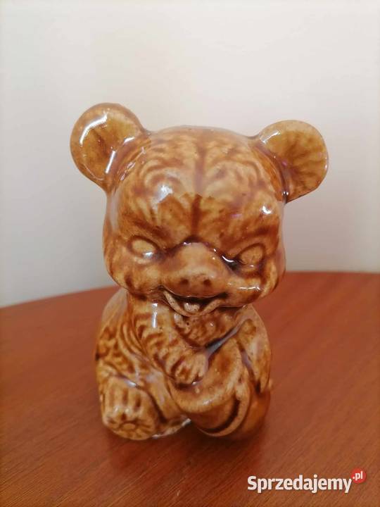 Figurka ceramiczna miś