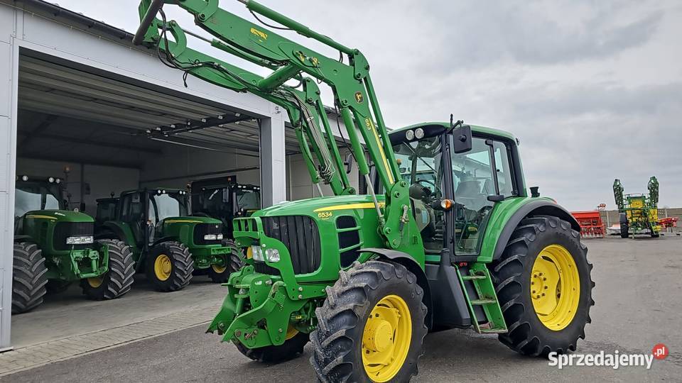 John Deere 6534 Premium 2010 r z ładow JD 125 Gąsewo