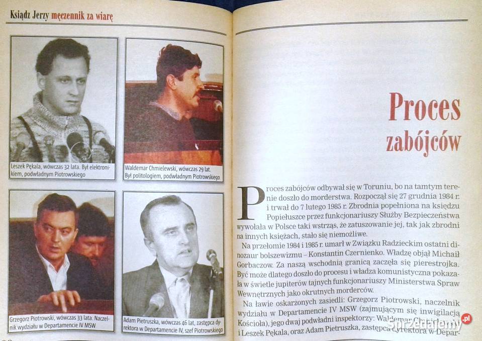 Ksiądz Jerzy męczennik wiarę Hubert Biskupski i Chełm sprzedam