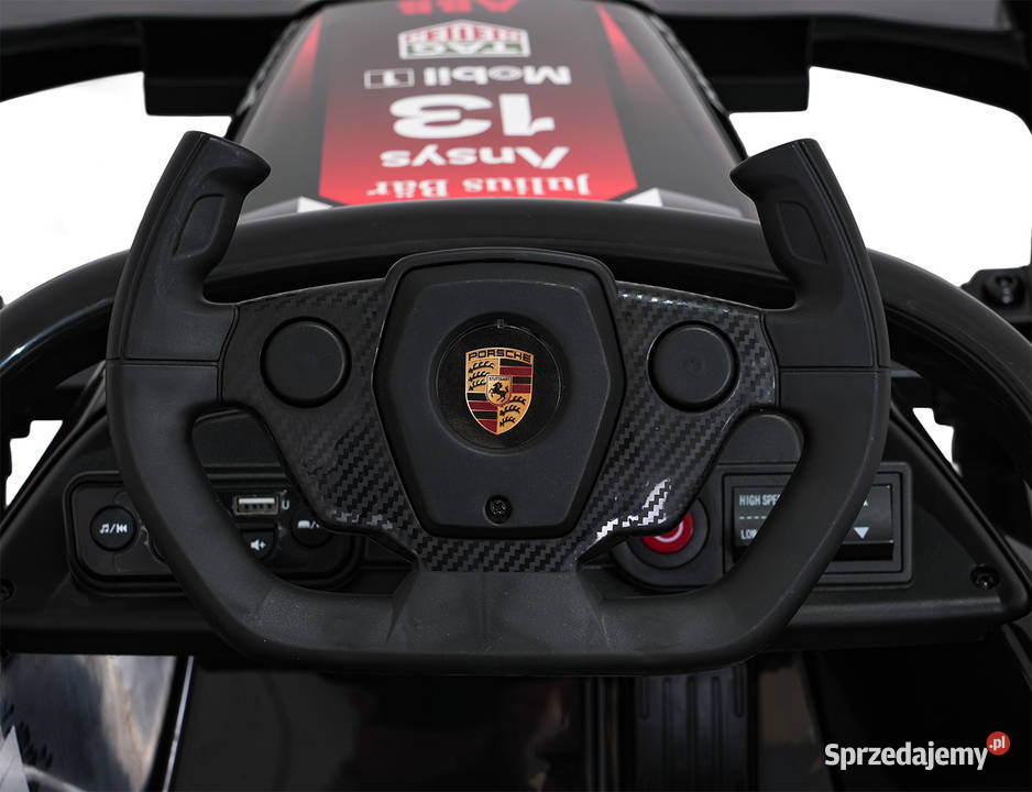 Pojazd Bolid Formuły E Porsche Czerwony świętokrzyskie Łopuszno