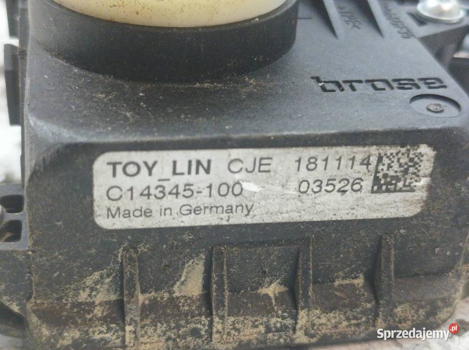 MECHANIZM SZYBY PRAWY PRZÓD E16 E17 E18