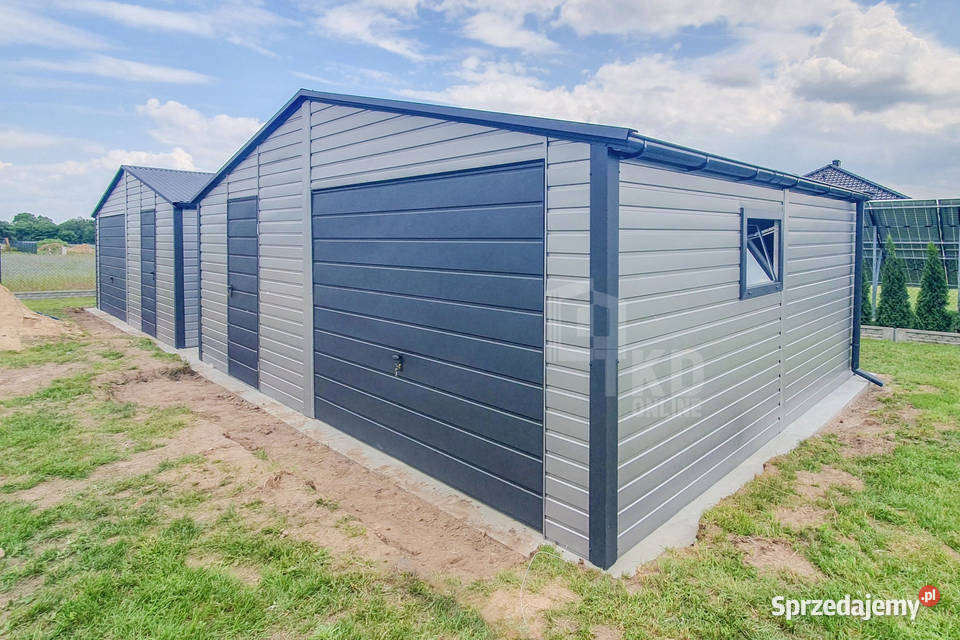 Garaż Blaszany 7x6m Brama Uchylna Drzwi Okno kujawsko-pomorskie Toruń