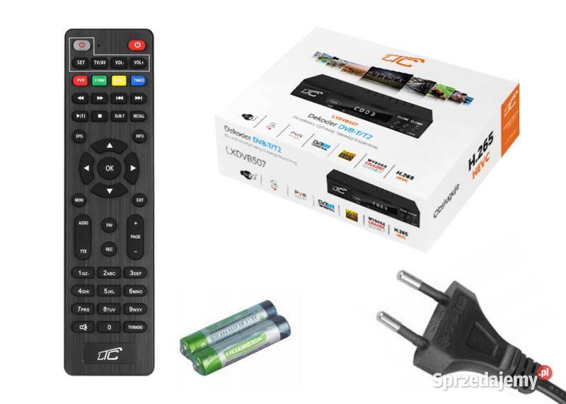 Tuner dekoder DVBT2 LTC TV naziemnej DVB507 z Kielce