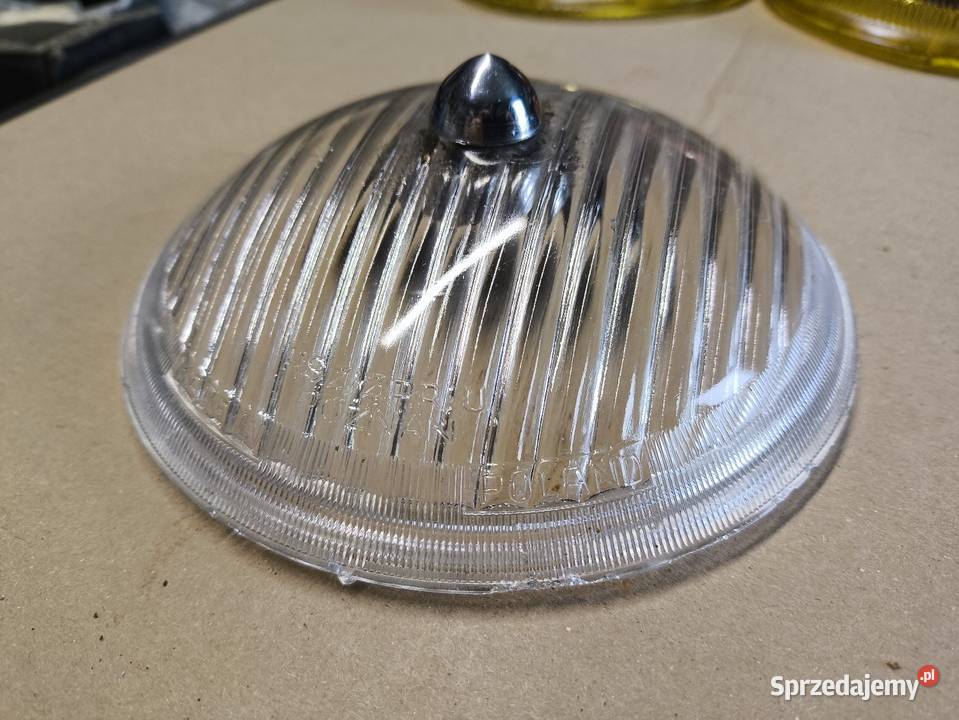 Klosz lampa halogen Jupiter Poznań PRL fiat podkarpackie Lutoryż