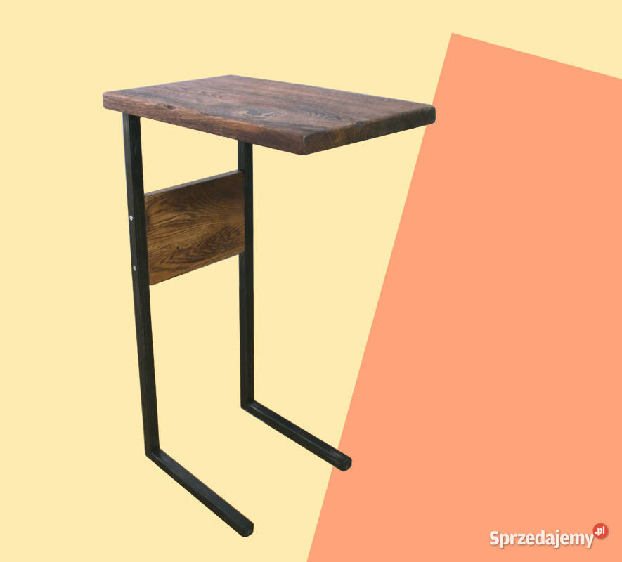 Dębowy stolik nakładany na sofę kanapę fotel itp 65cm Szczecin