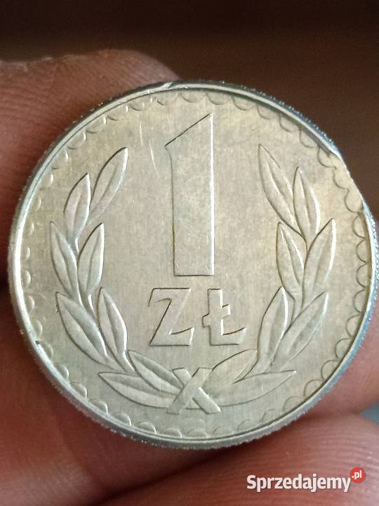 Sprzedam monete 1 zloty 1988 odkroj blachy hhh sprzedam