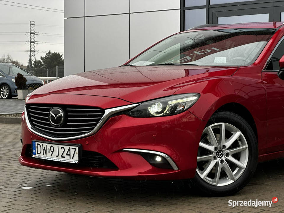 Mazda 6 Salon Polska Skóra Navi Kamera Full LED czujnik deszczu opolskie Kąty Opolskie