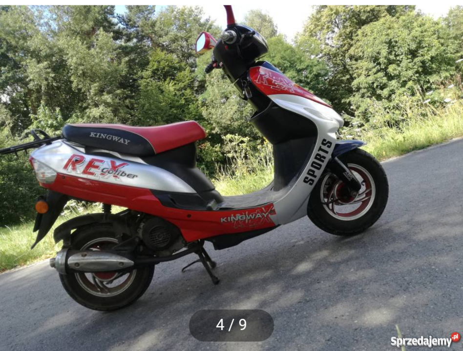 KINGWAY COLIBER REX 4T NIE ODPALA ZAMIANA NA kufry małopolskie Włosań