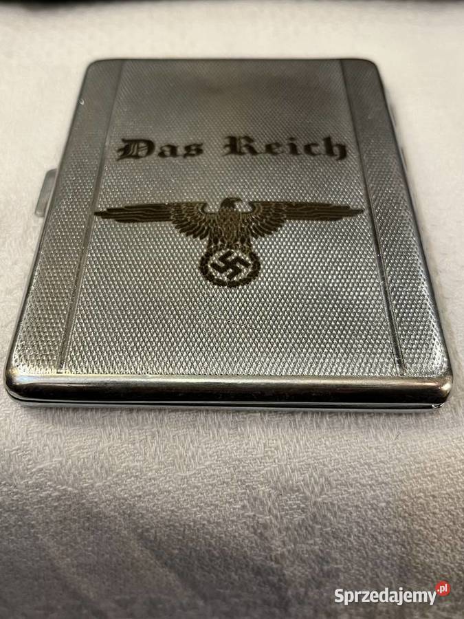 Niemiecka papierośnica platerowana III Rzesza małopolskie Kraków