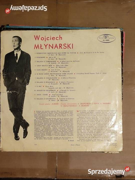 Płyta winylowa Wojciech Młynarski Dziewczyny