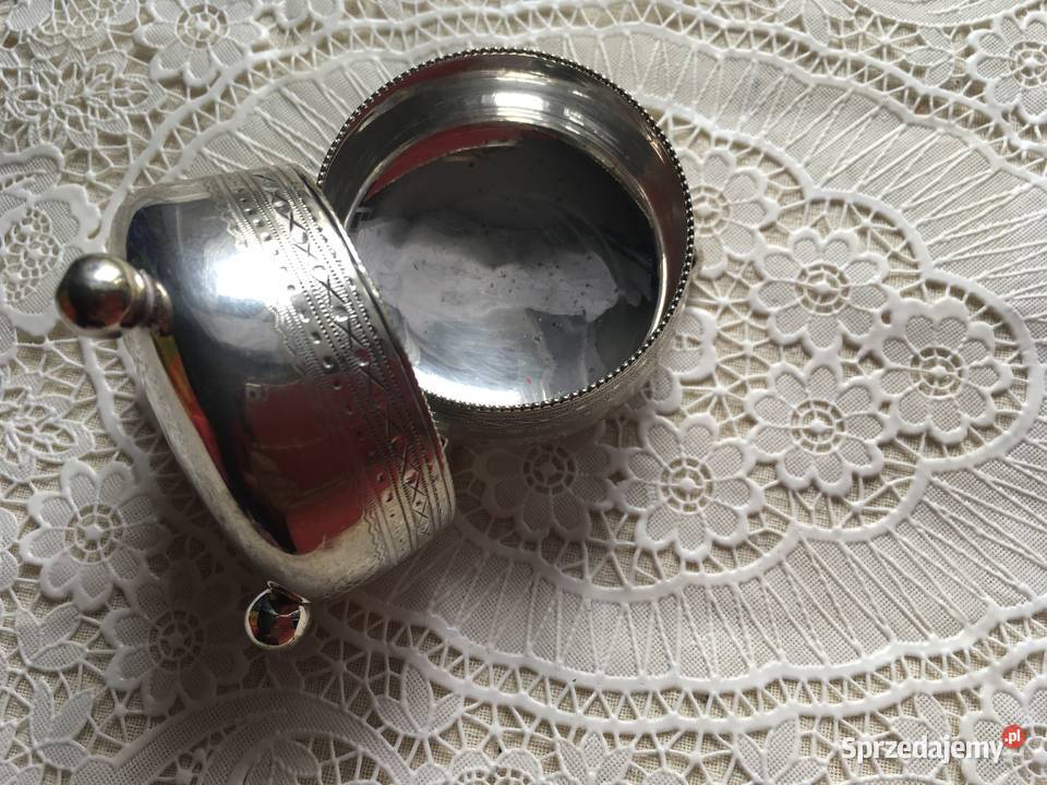 Pojemniki posrebrzane na sól pieprz Anglia Pozostałe Kraków