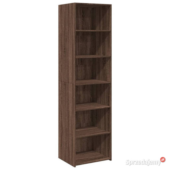 Wysoka szafka brązowy dąb 50x41x185 WM3281686 mazowieckie