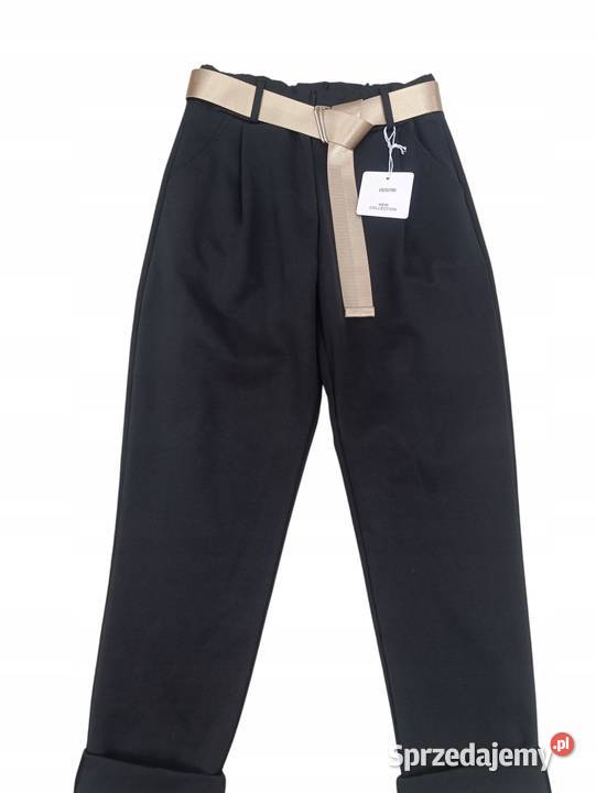 Spodnie cygaretki elegancja i szyk podwijane sprzedam