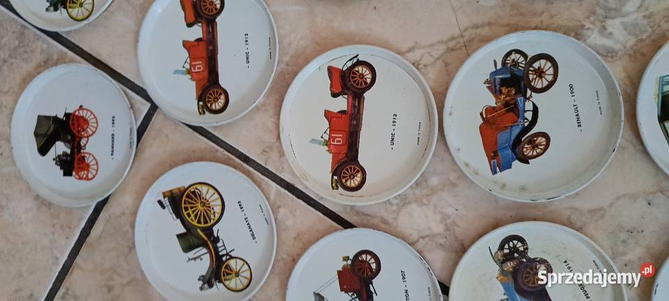 Kolekcjonerskie talerzyku z motywem starych Talerze i talerzyki sprzedam